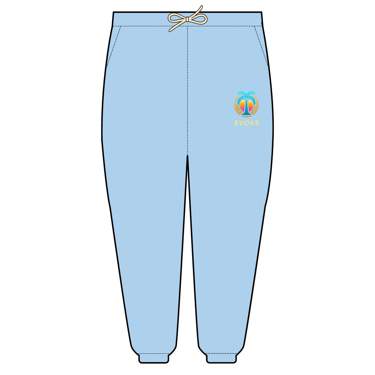 Unisex Garment-Dyed Lightweight Fleece Sweatpants