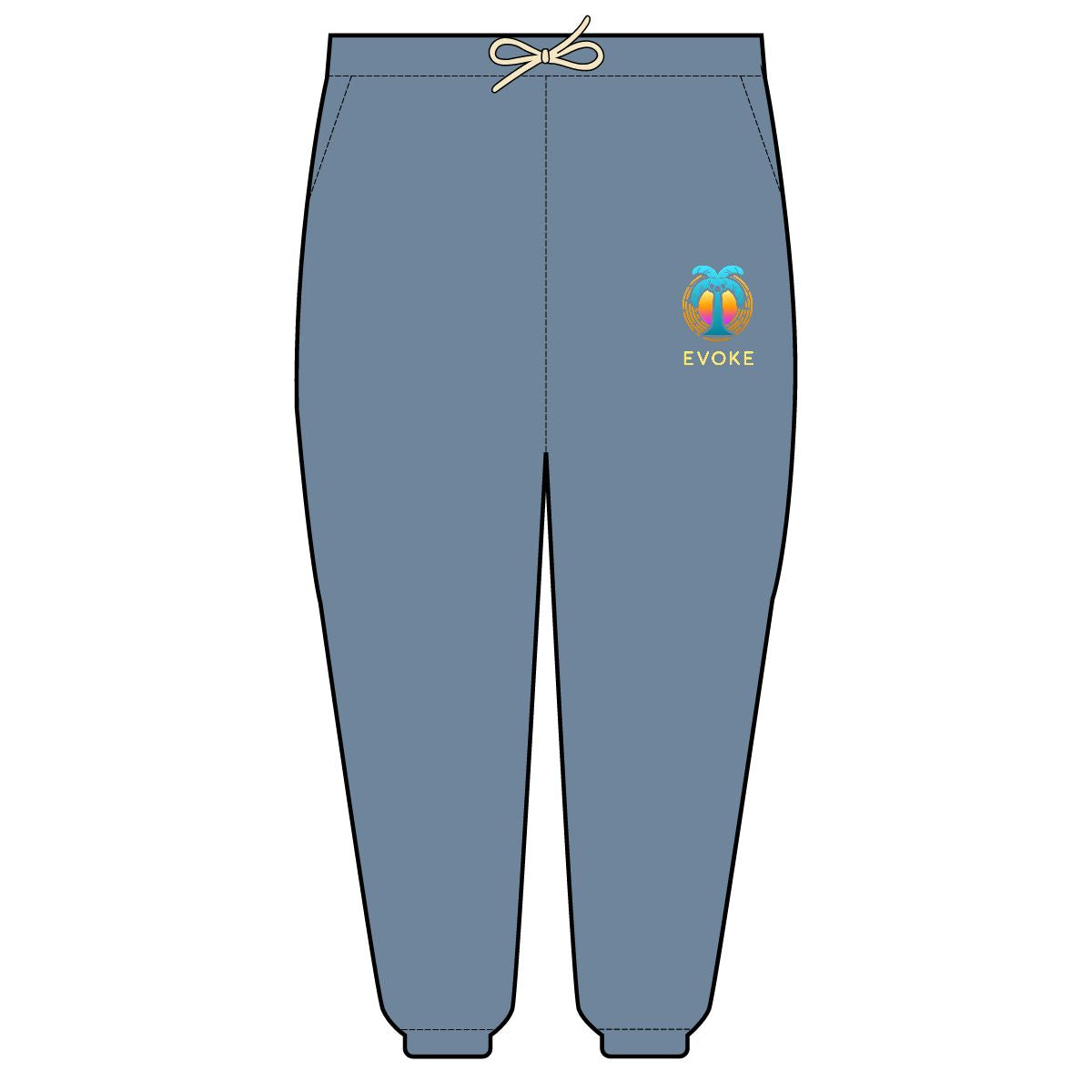 Unisex Garment-Dyed Lightweight Fleece Sweatpants